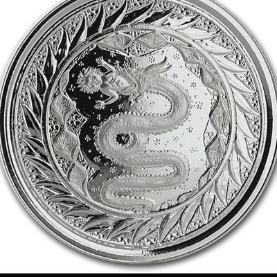 2020 Samoa 1 oz .999 Fine Silver 2 Tala – Serpent 