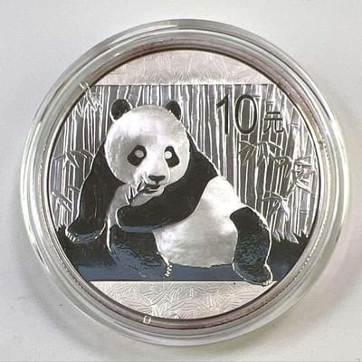 2015 China Silver Panda – 1 oz .999 Fine Silver – 