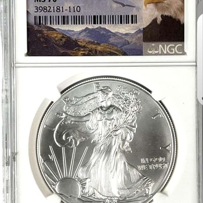 2015 American Silver Eagle – NGC MS70 – First Rele