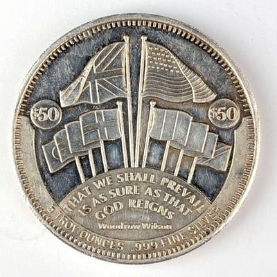 Rare 1988 "America’s Liberty Fleet" 5oz Silver 