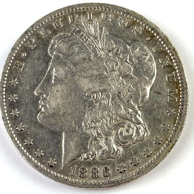 1886‑O Morgan Silver Dollar New Orleans Mint 90%Fo
