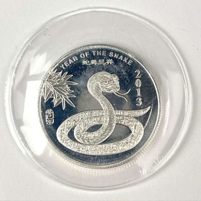  2013 Year of the Snake 1/2 oz Silver 