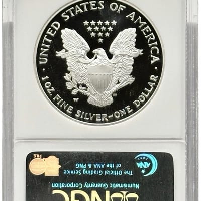 2002‑W American Silver Eagle Proof NGC PF69 Ultra - additional view