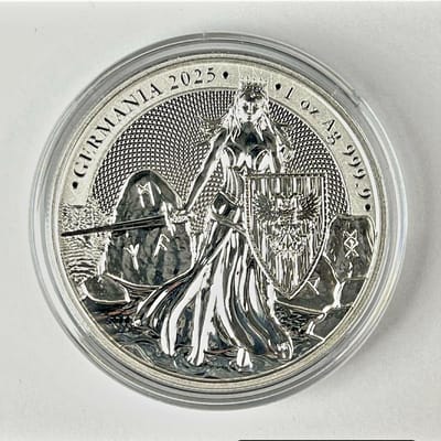 2025 Germania 1 OZ Silver Limited Mintage