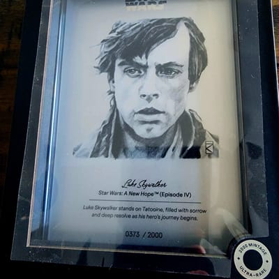 Limited edition Luke Skywalker 5 gram in box
