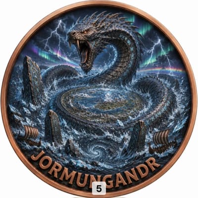5 OZ Copper Viking Norse Mythology