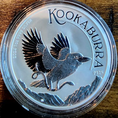 2024 Australia Kookaburra 1 OZ .9999 SILVER
