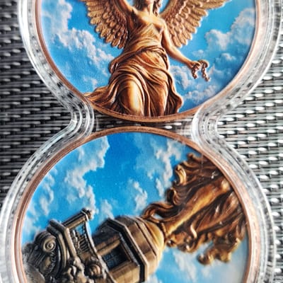 2 OZ Colorized Copper Lady of Liberty