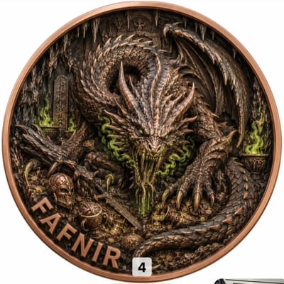 5 OZ Copper Viking Norse Mythology