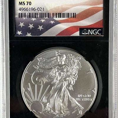 2019 American Silver Eagle – NGC MS70 Early Releas