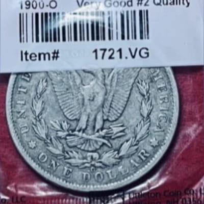 1900‑O Morgan Silver Dollar • VG • New Orleans Min - additional view