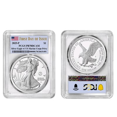 2025‑P ASE – PR70 CAMEO  Marine Corps Privy FDI 