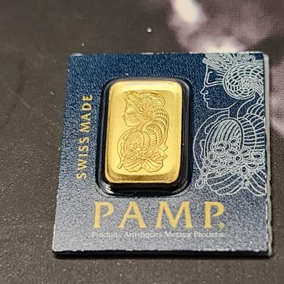  1g Gold Bar – PAMP Suisse – Seale