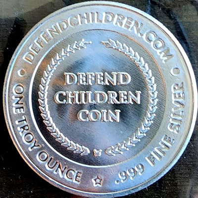 Defend Children 1oz Christmas Box Silver