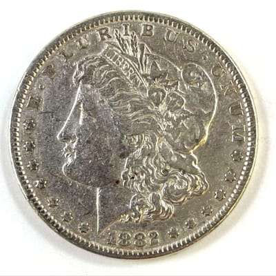 Morgan Dollar, 1882 Morgan, Silver Dollar, U.S. Mi