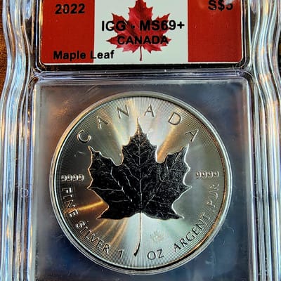 2022 Maple Leaf ICG MS69+ 