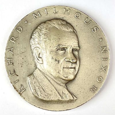 Richard Nixon 1969 Silver 4.47 oz. .999 medal