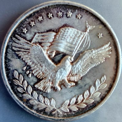 Vintage Silver Trade 1OZ Silver Round