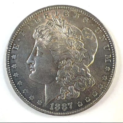 1887 Morgan Silver Dollar – .900 Silver – U.S. Min