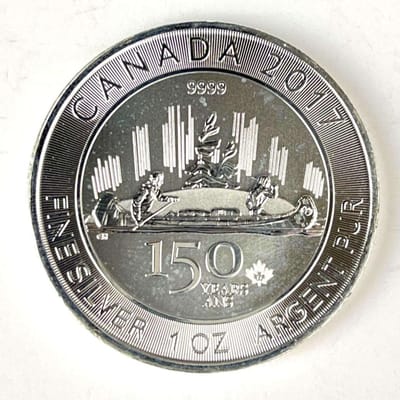 Canada 2017 “150 Years” Silver Coin – 1 oz .9999 F