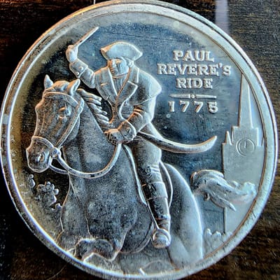 Paul Reveres Ride 1/2 OZ Silver .999