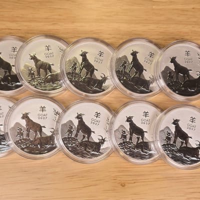 2027 Perth Mint Year of The Goat 1oz Silver