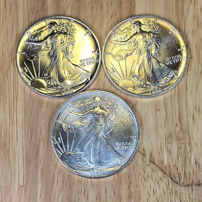1oz 1990 American Silver Eagles BU