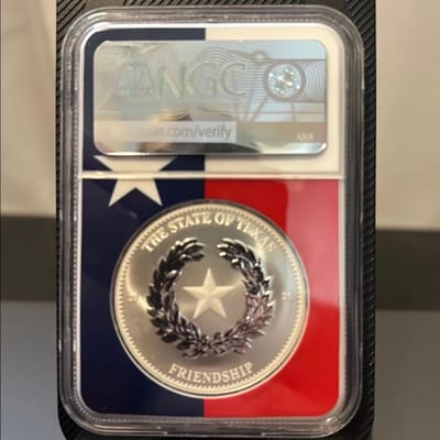 2025 1oz Texas Commemorative .999 Silver Coin - additional view