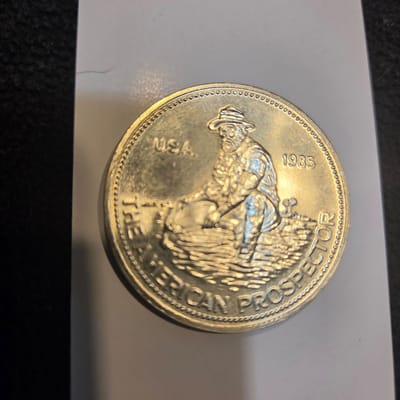 1985 1oz silver Engelhard Prospector