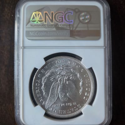 1885 Morgan silver dollar - additional view