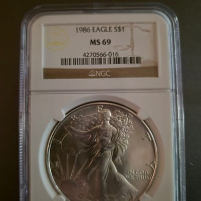 1986 silver eagle 