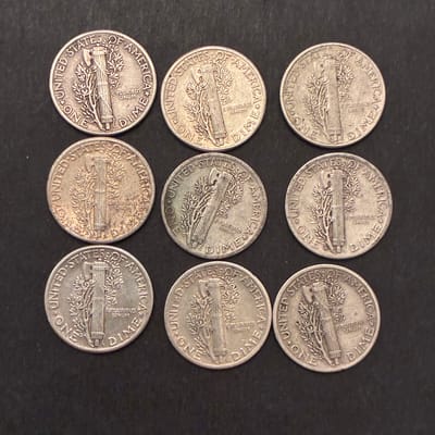 Very Fine+ Mercury Dime - additional view