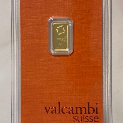 Valcambi 1g Gold Bar .9999 Golden Penny Hunt - additional view