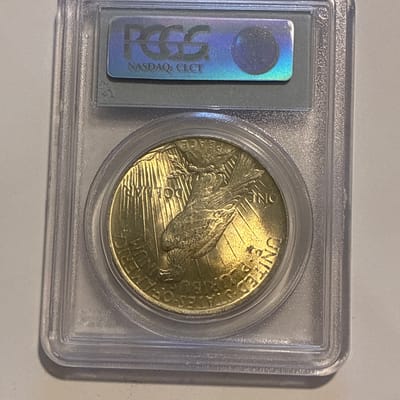 1923 Peace Dollar MS63 - additional view