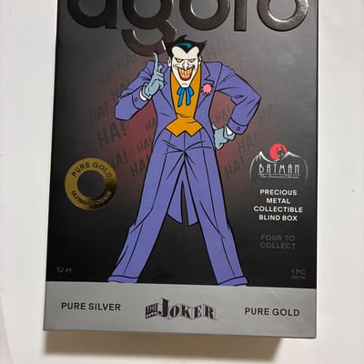 2026 Agoro Batman Joker Silver Coin Chase Sealed