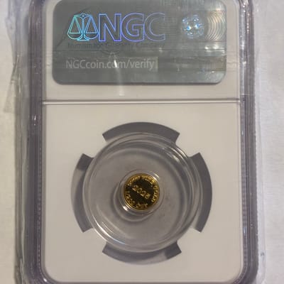 2025 Snowman 1/200 ozt .999 Gold MS70 NGC - additional view