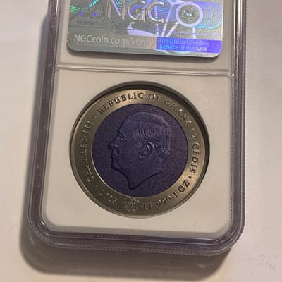 2025 Ghana 1oz Titanium MS 70 - additional view