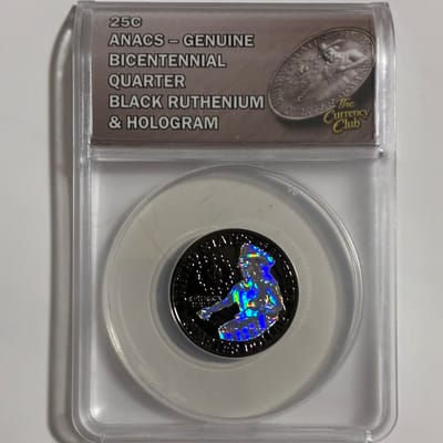 1976 Bicentennial Genuine U.S. Quarter - Hologram