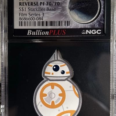Star Wars - BB-8 - 1/2oz Silver with 1/10th Silver