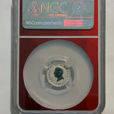 2026 P$15 AUSTRALIA KOOKABURRA 1/10 oz Plat NGC MS - additional view