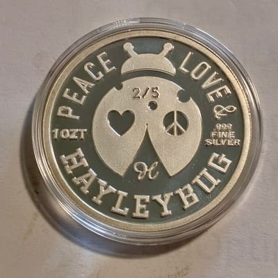 1oz Silver #2/5 HaleyBug Pirate’s Booty Series 1 - additional view