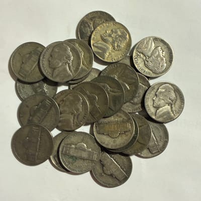 50 Random War Nickels 35% Silver
