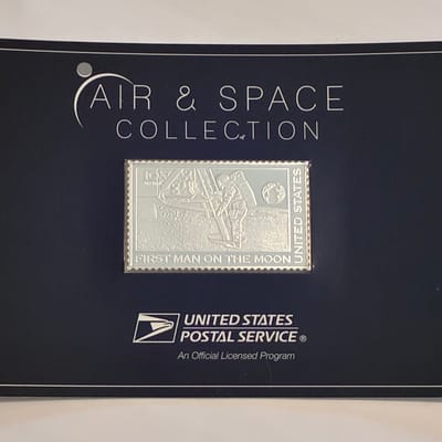 1oz Silver USPS Air and Space Stamp Bar