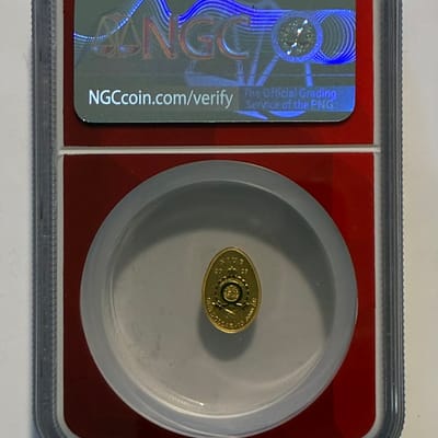 2025 $1 Reverse Proof 1g Gold Niue Golden Goose  - additional view