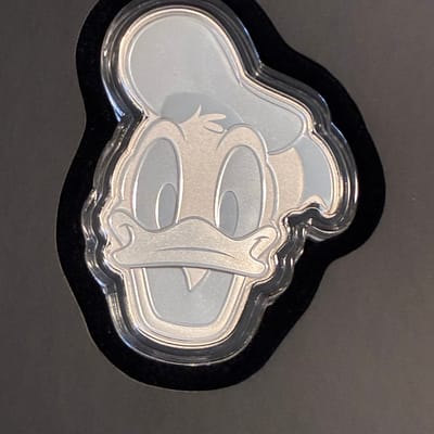 Agoro Donald Duck Iconic Expression 1/2 Oz Silver - additional view
