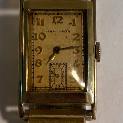 Vintage Hamilton “BOONE” 14K Gold Filled Cir 1937 - additional view