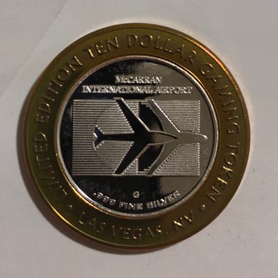 9/11 Ltd Ed Silver Casino Token .999 Fine Silver  - additional view