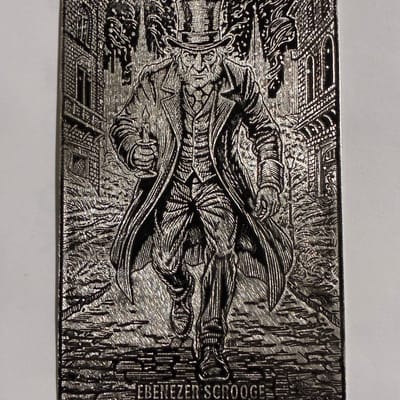 1/2 Oz .999 Silver Black Hand Bullion Scrooge
