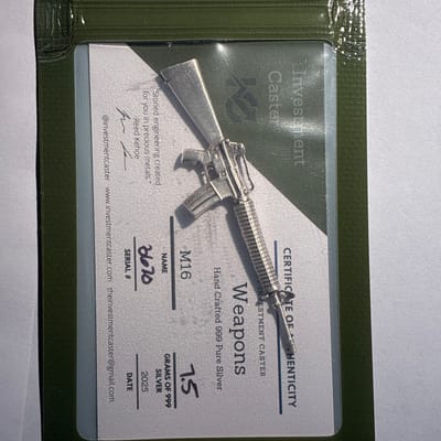 Investment Caster M16 Sequential Numbers Silver - additional view