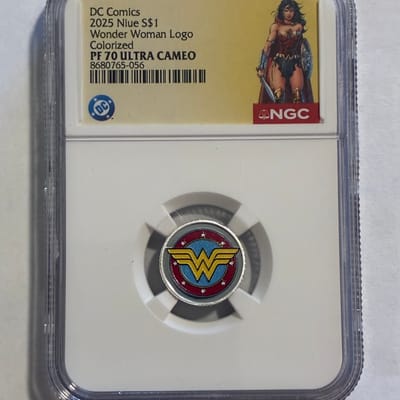 Wonder Woman Niue $1 Silver PR70 Ultra 